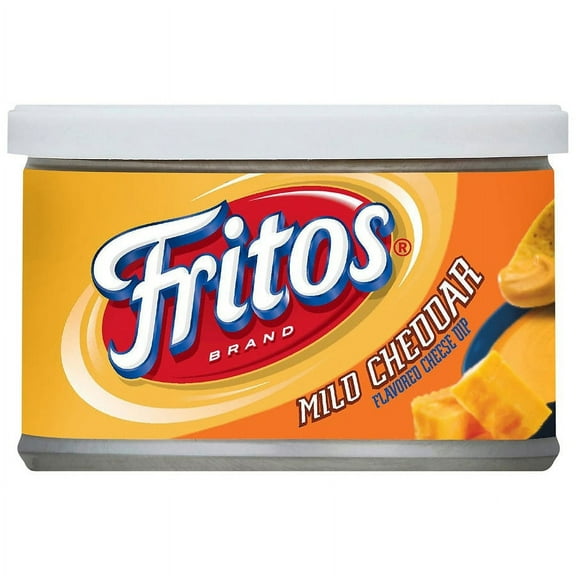 Fritos Mild Cheddar Flavored Cheese Dip 9.0 oz Pack of 2