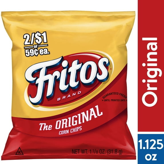 Fritos The Original Corn Chips 2/$1 or $.59 Ea. Prepriced 1.13 oz. Bag