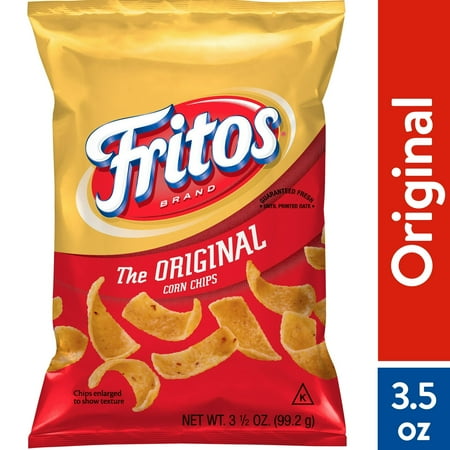 Fritos Corn Chips, Original, 3.5 oz Bag-Value Pack
