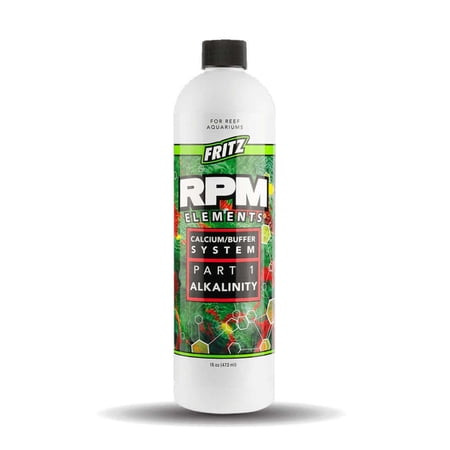 Fritz Aquatics RPM Calcium/Buffer System Part 1 Alkalinity - Reef Aquarium 16-Oz