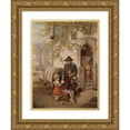 thumbnail image 1 of Fritz Beinke 11x14 Gold Ornate Wood Frame and Double Matted Museum Art Print Titled - The Toy Seller, 1 of 4