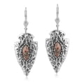 thumbnail image 1 of Sterling Silver Fritz Casuse Arrowhead Leopard Jasper Gemstone Lever Back Earrings, 1 of 10