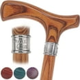 thumbnail image 1 of Fritz Comfort Cane – Matching Stained Wood Handle & Shaft Arthritis-Friendly Grip, Walking Stick for Men and Women, Walking Cane, 1 of 9