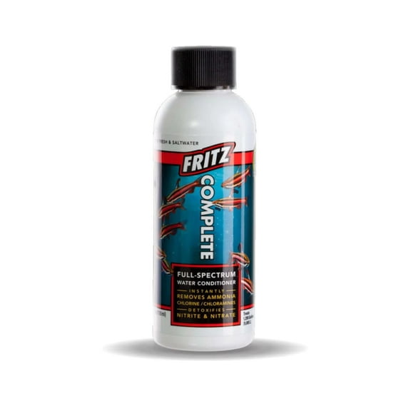 Fritz Aquatics - Fritz Complete Water Conditionerdechlorinator For Fresh & Salt Water Aquariums, 4 Oz (47505)