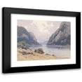 thumbnail image 1 of Fritz Lach 14x12 Black Modern Framed Museum Art Print Titled - Donauenge Kasan, 1 of 5