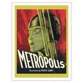thumbnail image 1 of Fritz Lang’s Metropolis - Starring Bridgitt Helm - Vintage Film Movie Poster c.1927 - Fine Art Matte Paper Print (Unframed) 20x26in, 1 of 4