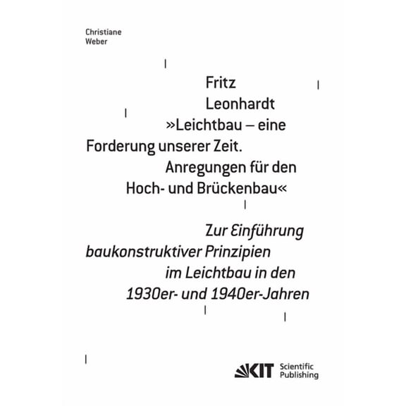 Fritz Leonhardt - (Paperback)