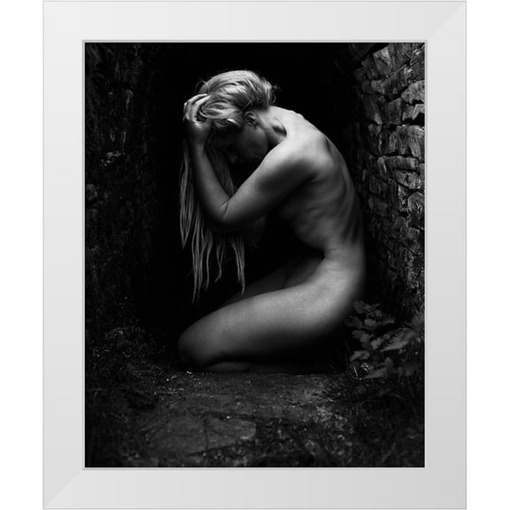 Fritz, Ray 12x14 White Modern Wood Framed Museum Art Print Titled - Keira 2