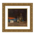 thumbnail image 1 of Fritz Rojka 21x20 Gold Ornate Framed and Double Matted Museum Art Print Titled - Still Life with Ink Cup (Around 1920), 1 of 4