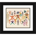 thumbnail image 1 of Fritz Rumpf 14x12 Black Ornate Wood Framed Double Matted Museum Art Print Titled: Volker Toys (1922), 1 of 5