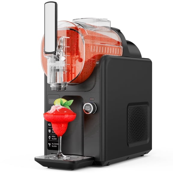 Friwest Slushie Machine, Frozen Drink & Ice Cream Maker w/ LED Display, No Ice Needed, 5 Preset Programs