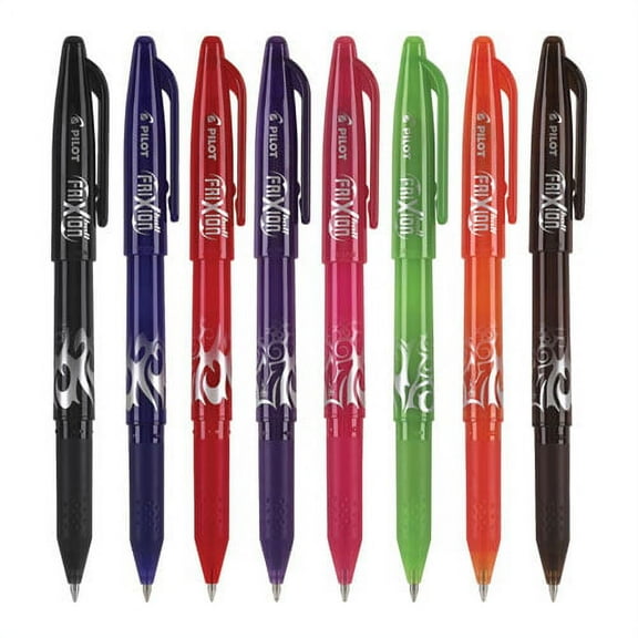 Frixion Ball Erasable Gel Pen, Stick, Fine 0.7 Mm, Assorted Ink And Barrel Colors, 8/pack | Bundle of 2 Packs