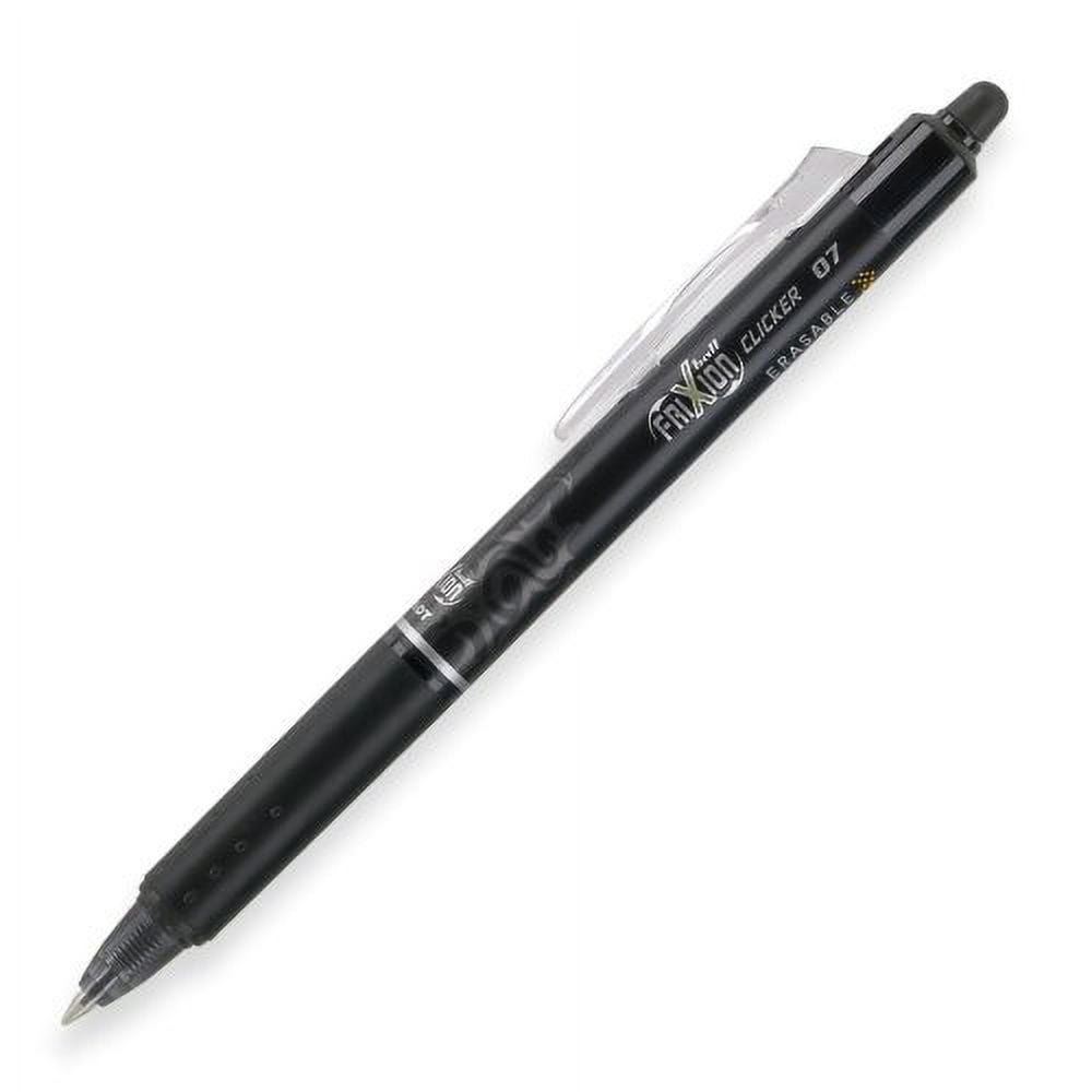 Frixion Clicker Erasable Gel Ink Retractable Pen, Black Ink, .7mm