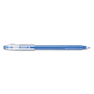 Frixion Colorsticks Erasable Gel Pen, Clipless Stick, Fine 0.7 Mm, Blue Ink, Blue Barrel, Dozen