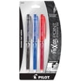 thumbnail image 1 of Frixion Extra Fine Point Erasable Gel Pens, Black/Blue/Red, 3/pkg, 1 of 4