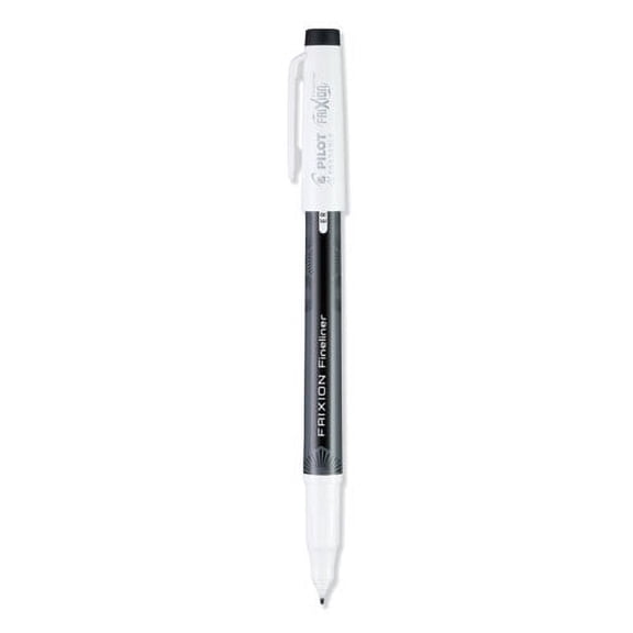 Frixion Fineliner Erasable Porous Point Pen, Stick, Fine 0.6 Mm, Black Ink, Black Barrel, Dozen | Bundle of 2 Dozen