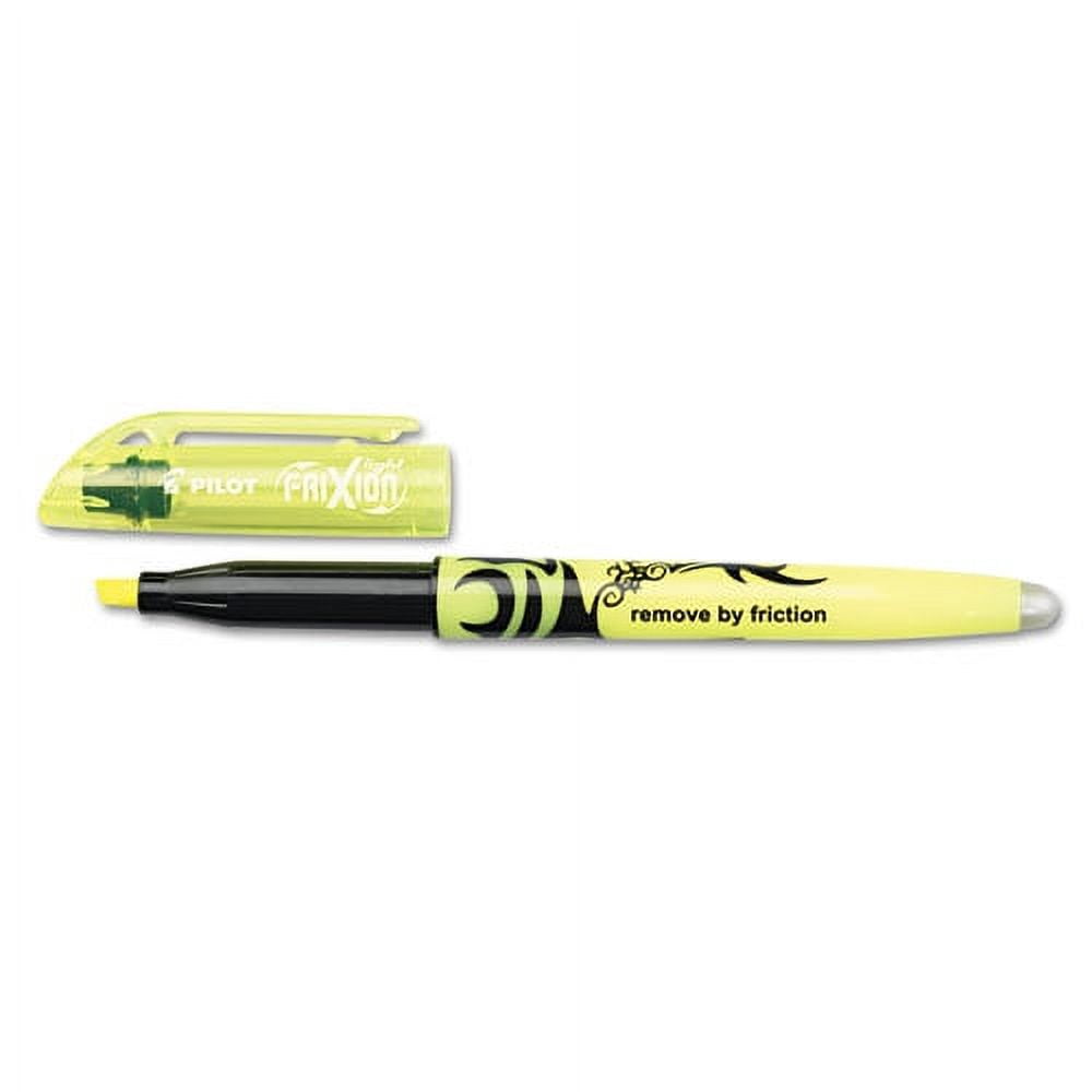 Frixion Light Erasable Highlighter, Yellow Ink, Chisel Tip, Yellow/black Barrel, Dozen | Bundle of 10 Dozen