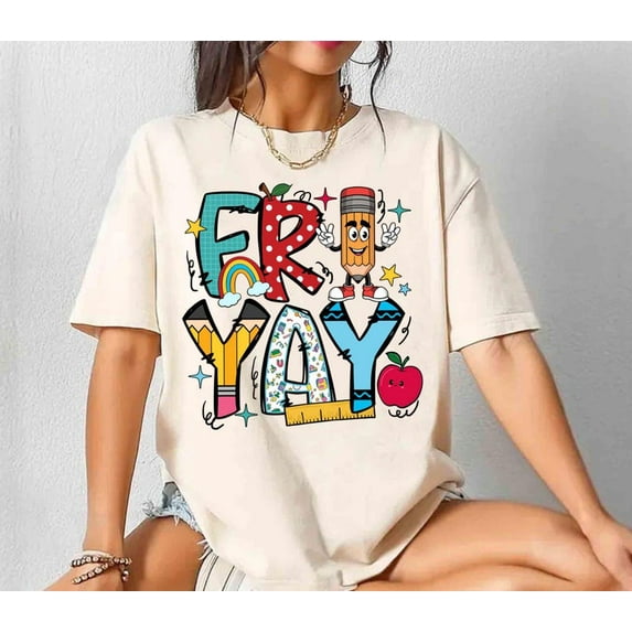 Friyay Shirt, Funny Teacher Shirt, Fri-Yay Shirt, Teacher Team Shirt, Back To School Teacher Shirt, Teacher Appreciation Gift