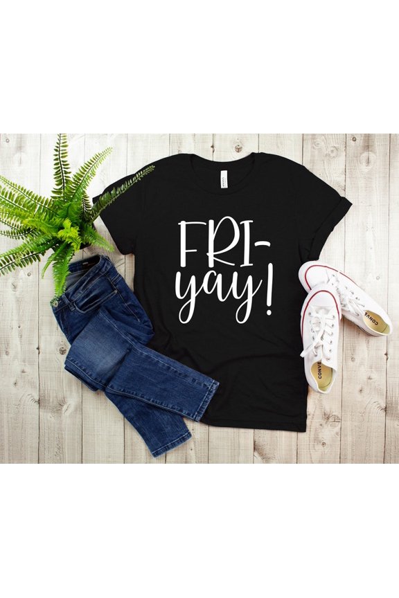 Friyay Teacher T-Shirt: Positive Weekend Shirt