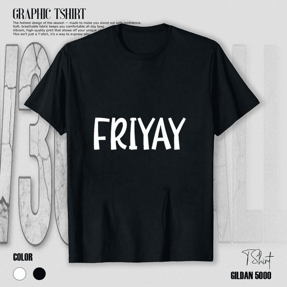 Friyay Weekend Friday Celebration Happy Hour Party Apparel Unisex T-Shirt, up to size 5XL