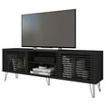 thumbnail image 1 of Better Home Products Frizz Mid-Century Modern TV Stand for 70 Inch TV in Black, 1 of 5