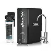 Frizzlife 800 GPD Kitchen Under Sink Water Filtration Reverse Osmosis System, Alkaline, Remineralize