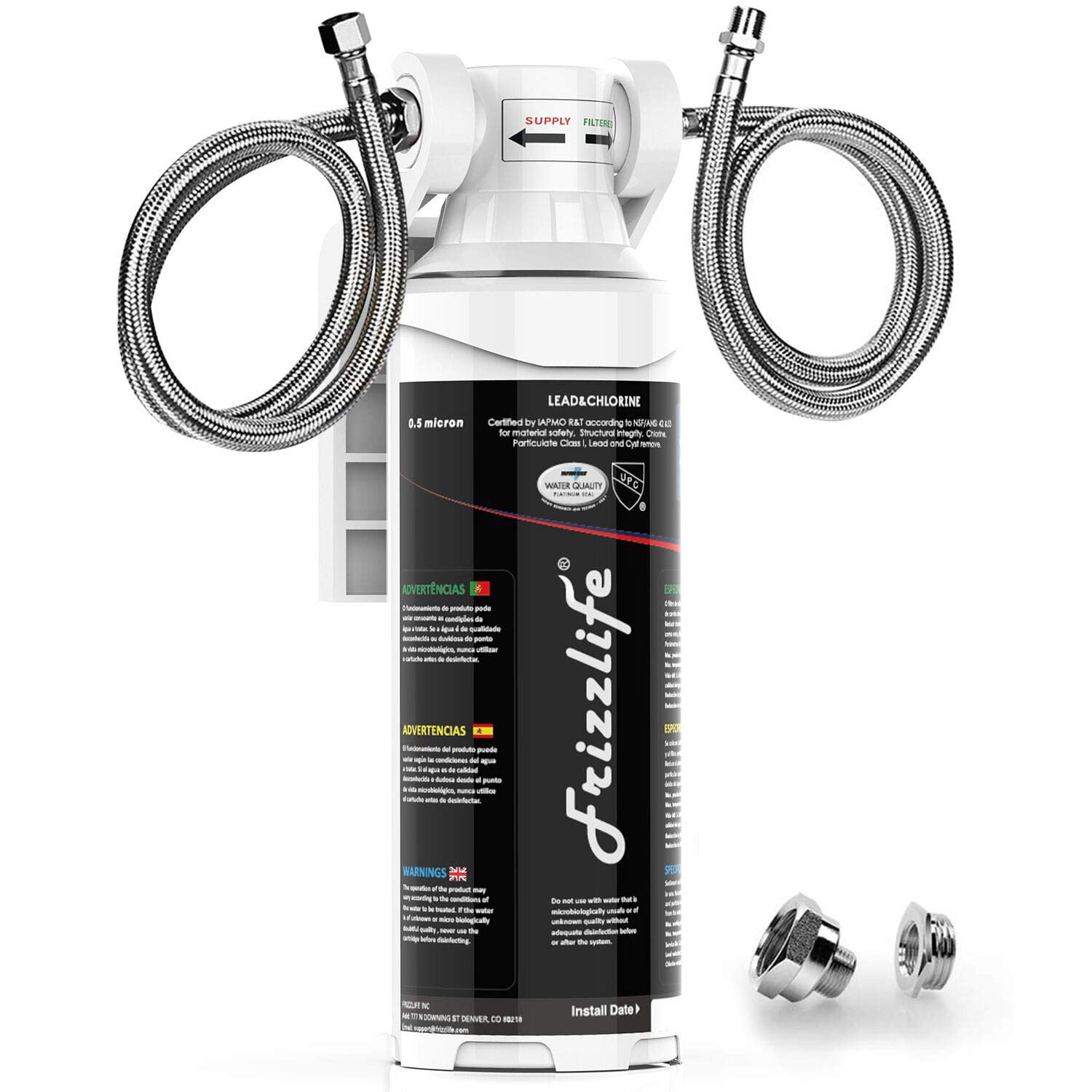 Frizzlife High Capacity Under Sink Water Filter System