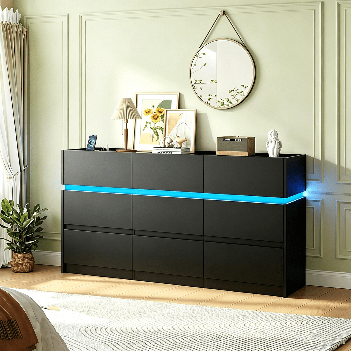 YITAHOME Dresser Bedroom Storage Tower Furniture, 10 Drawers