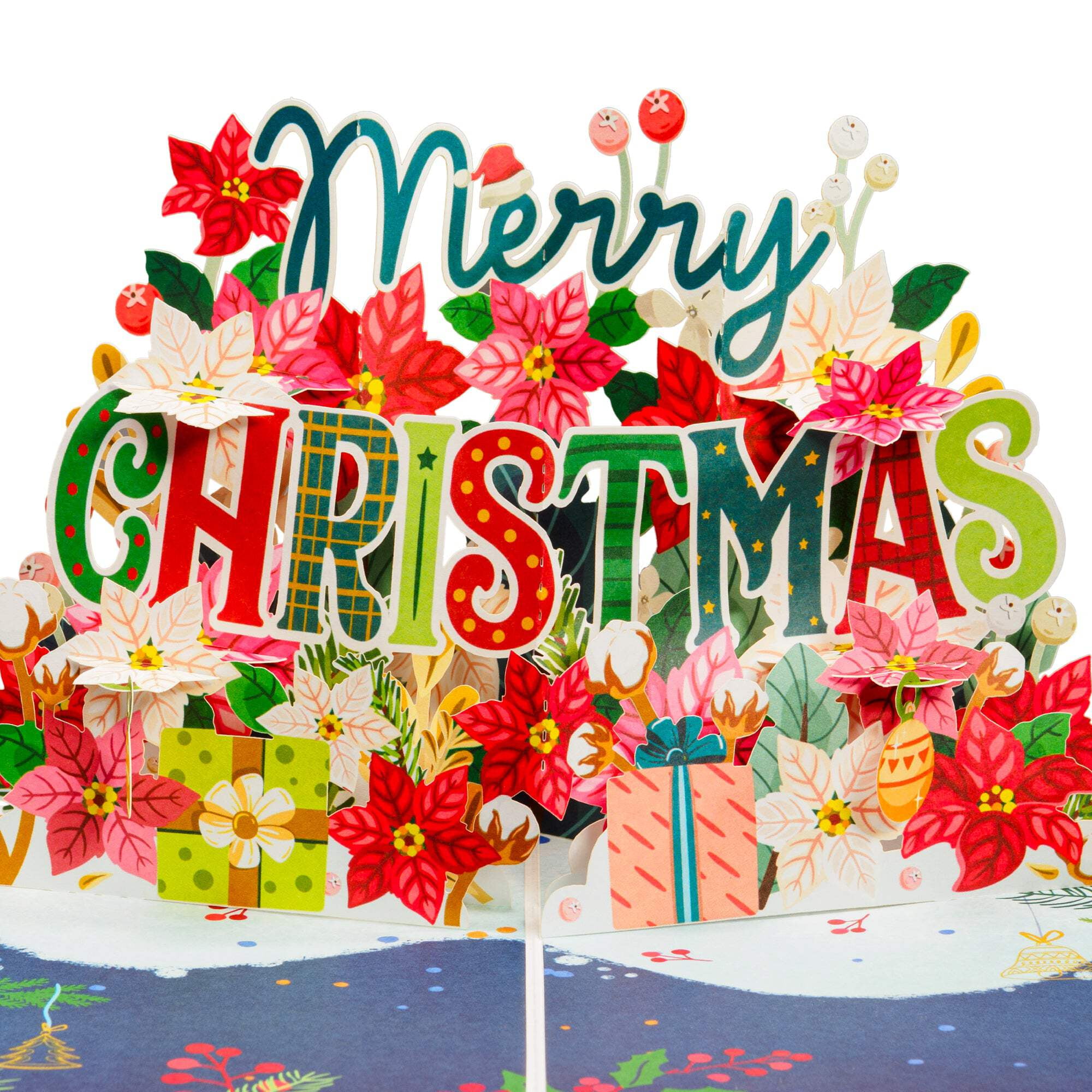 By Paper Love Christmas Cards Pop Up, 3D Christmas Dog, Handcrafted Popup Gre - View #2