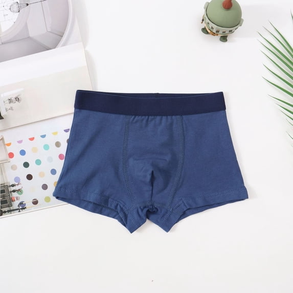 Frnrwgo Big Boys Boxer Briefs Mid Rise Soft Cotton Breathable Tag-Free Casual Comfort Underwear