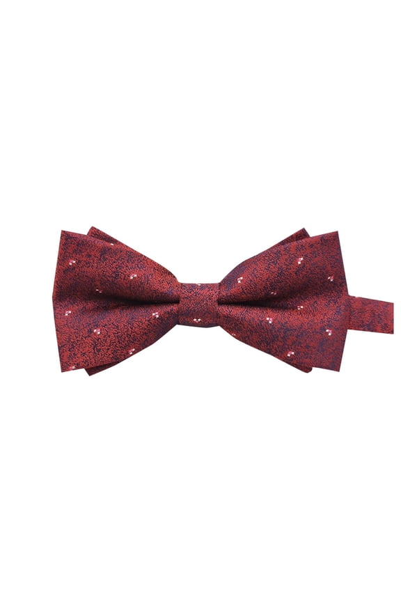 Bow Ties for Men Double Layer Solid 2.6" for Graduation Interview Daily Casual Tie