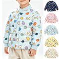 thumbnail image 1 of Frnrwgo Boys 2-8Y Quilted Padded Jacket Stand Collar Snap Front Printed Soft Comfortable Fall Winter Coat, 1 of 9