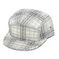 thumbnail image 1 of Frnrwgo Men’s Baseball Cap Soft Top Flat Brim Plaid Breathable Adjustable Summer Hat, 1 of 2