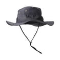 thumbnail image 1 of Frnrwgo Men’s Bucket Hat Wide Brim Drawstring Fishing Hiking Outdoor Sun Cap, 1 of 2