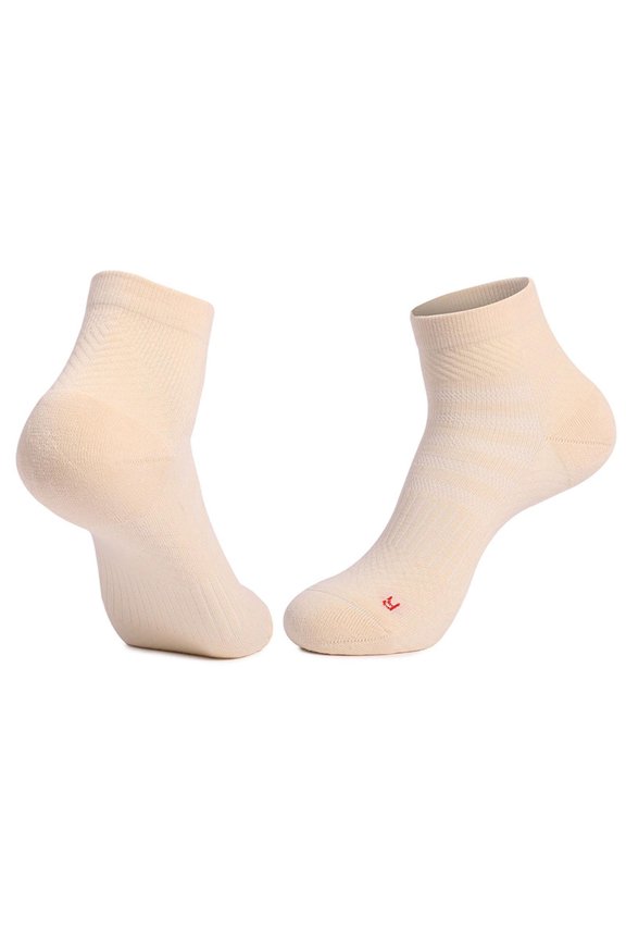 Men's Mid Calf Color Block Cycling Socks Breathable Soft Moisture Wicking Quick Dry Outdoor Sports Socks for Bike Riding Gym Training