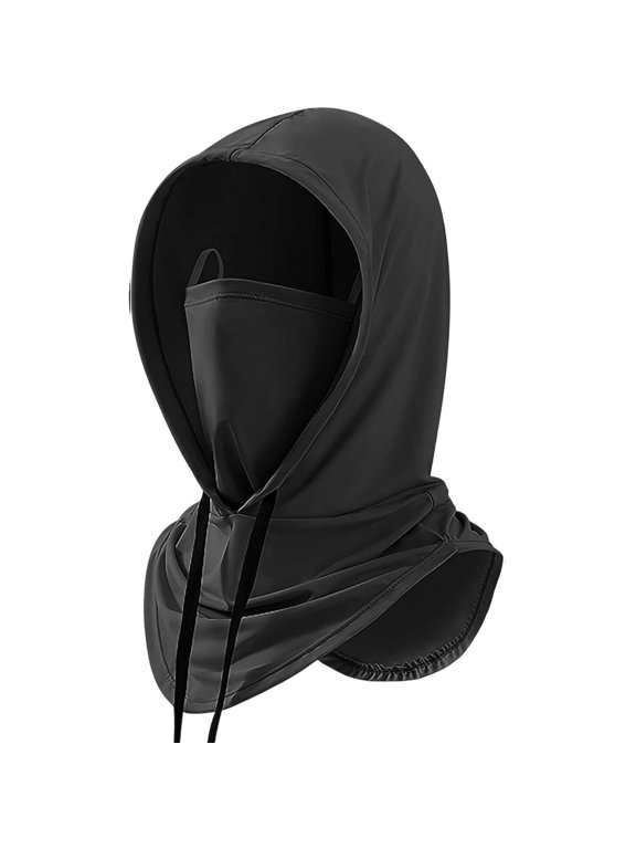 Mens Sun Hat Full Face Cooling Ice Silk Breathable Detachable Outdoor Cap