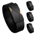 thumbnail image 1 of Frnrwgo Mens Automatic Buckle Belt No Holes Lightweight Breathable Nylon Dress Casual Business, 1 of 5