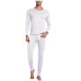 thumbnail image 1 of Frnrwgo Mens Lightweight Thermal Underwear Set Pullover Long Sleeve Soft Base Layer for Fall Spring Daily Wear, 1 of 5