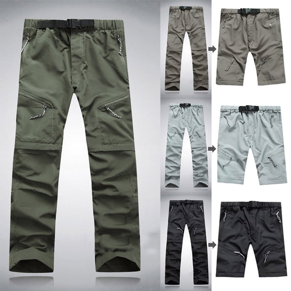 Frnrwgo Mens Outdoor Pants Quick Dry Waterproof Hiking Climbing Casual Pants