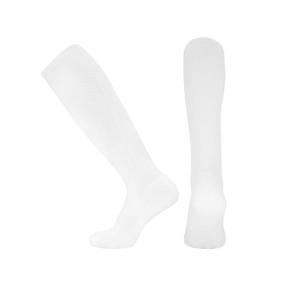 Frnrwgo Mens Over the Knee High Tube Football Socks Non Slip Terry Footbed Sweat Absorbent Cushioned Breathable Sports Socks for Soccer Training