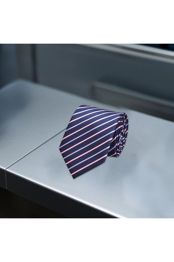 Mens Solid Hand-Tied Necktie Business Formal Wear