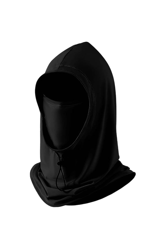 Mens Sun Hat Cooling Full Face Ice Silk Breathable Detachable Mask Cap