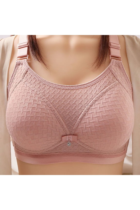 Womens Bras Simple Solid Color Wireless Bra Soft Cup Everyday Comfortable Bras