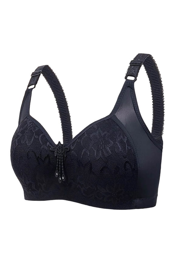 Womens Bras Simple Solid Color Wireless Bra Soft Cup Everyday Comfy Bras