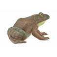 thumbnail image 1 of Frog, American Bullfrog, Museum Quality, Hand Painted, Rubber, Amphibian, Realistic Toy Figure, Replica, Kids, Educational, Gift, 5" CH560 BB161, 1 of 8