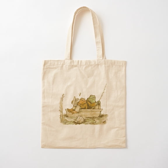 Frog And Toad Cotton Tote Bag Canvas Tote Bag, Family Gift For Mother, Her