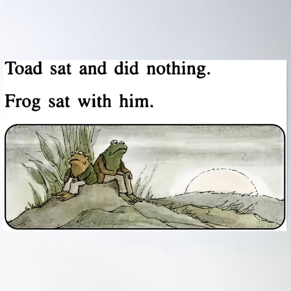 Frog And Toad Poster Wall Art Modern Wall Decor For Living Room Bedroom