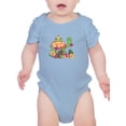 thumbnail image 1 of Frog And Turtle Cute Cartoon Bodysuit Infant -Image by Shutterstock,  6 Months, 1 of 4