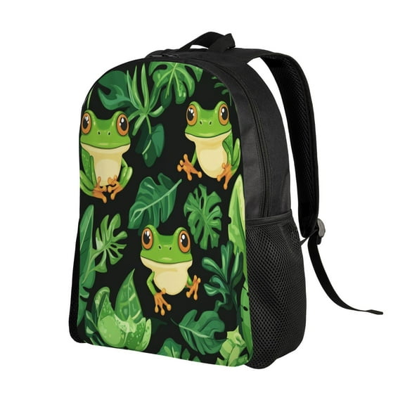 Frog Backpack Double Shoulder Backpack Durable, Spacious, Ergonomic Design for Travel, Work & Outdoor Use