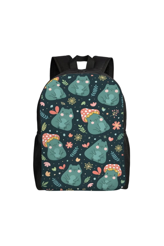 Frog Backpack Large Capacity Laptop Bag for Men and Women